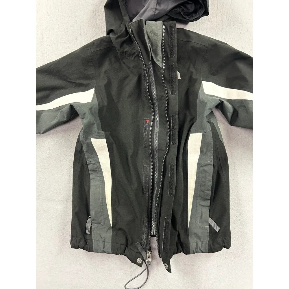 The North Face Kids Boys Black HyVent Hooded Full Zip Jacket